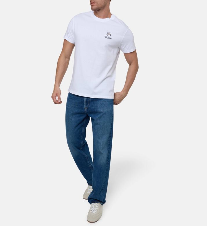 Agolde Dark-wash Tapered-leg Jeans, Model View