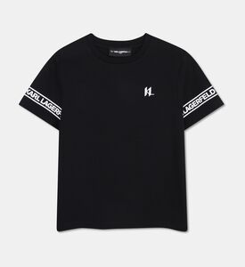 Karl Lagerfeld Logo Tape Cotton T-shirt, Packshot View