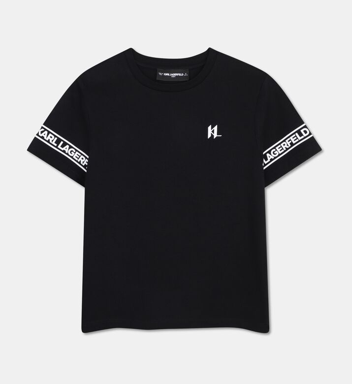 Karl Lagerfeld Logo Tape Cotton T-shirt, Packshot View