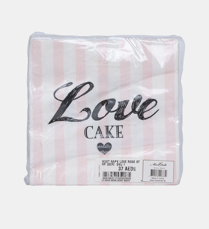 Stripes-print Napkins