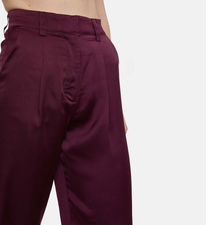 Pleats-detail Wide-leg Pants