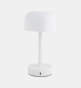 Leitmotiv James Led Table Lamp, White, Packshot View