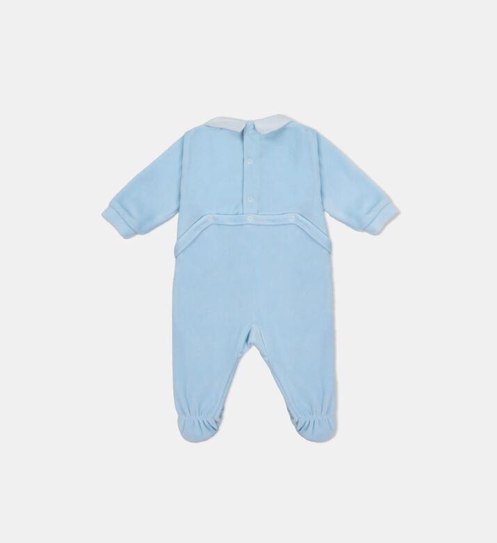Embroidered Footed Romper