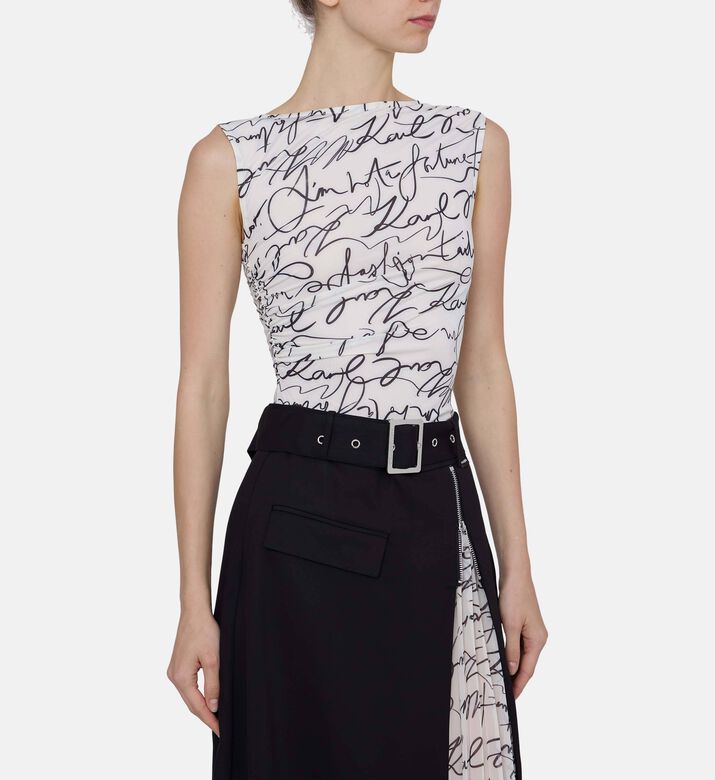 All-over Logo-print Bodysuit