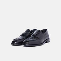 Crocodile-embossed Pattern Loafers