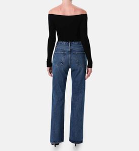 Agolde High-rise Flared Denim Pants, Model View