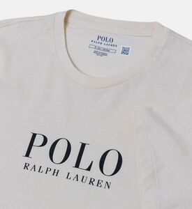 Cotton Logo Straight Cut T-shirt