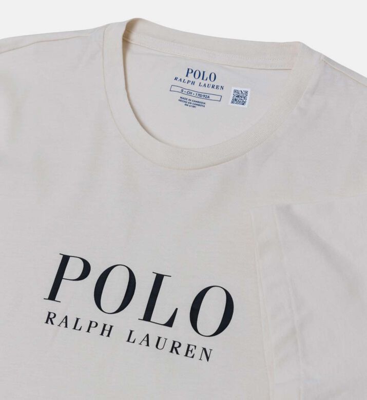 Cotton Logo Straight Cut T-shirt Cotton Logo Straight Cut T-shirt