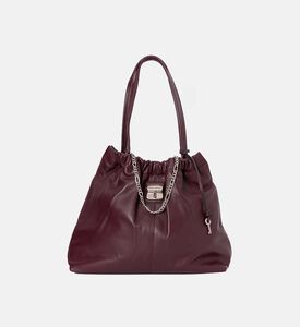 Marc Jacobs Lamb Leather Top Handle Tote Bag, Burgundy, Packshot View