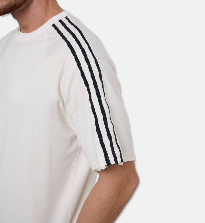 Y-3 Stripe-print Regular-fit T-shirt, Model View