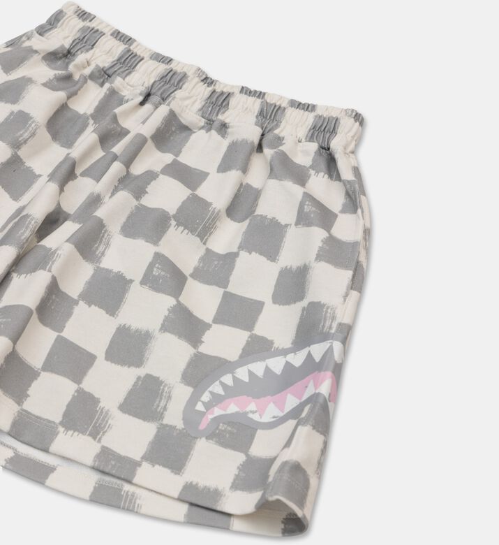 Sprayground Checkered Drawstring Shorts, Packshot View