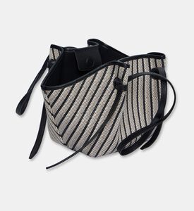 Yuzefi Mochi Stripe-print Top Handle Bag, Packshot View