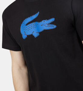 تيشيرت قطن بطبعة ثلاثية الأبعاد