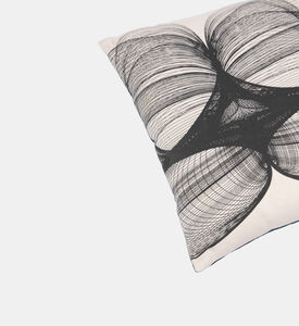 Abstract Print Decorative Square Cushion - 40x40 Cm