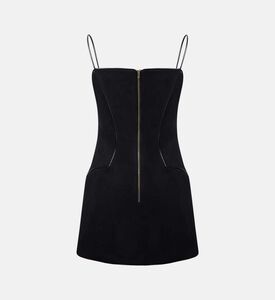 Eva Sueded Spaghetti Strap Dress Eva Sueded Spaghetti Strap Dress