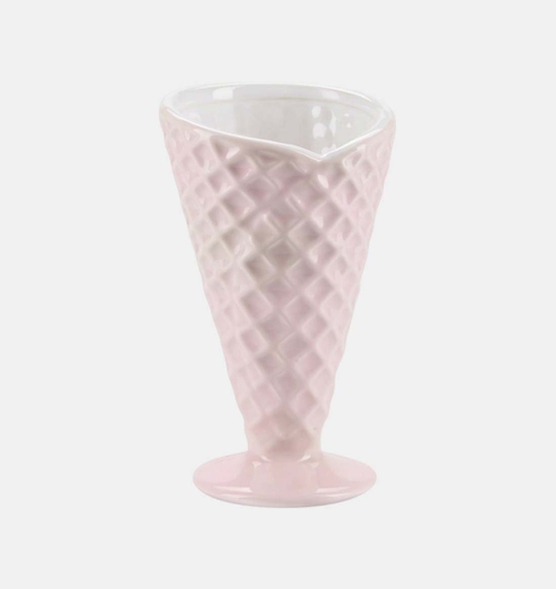Me Ceramic Ice Cream Cone Glass