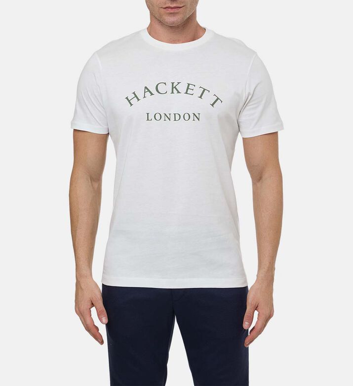 Hackett London Ts Heritage, Off-white, M, Model View