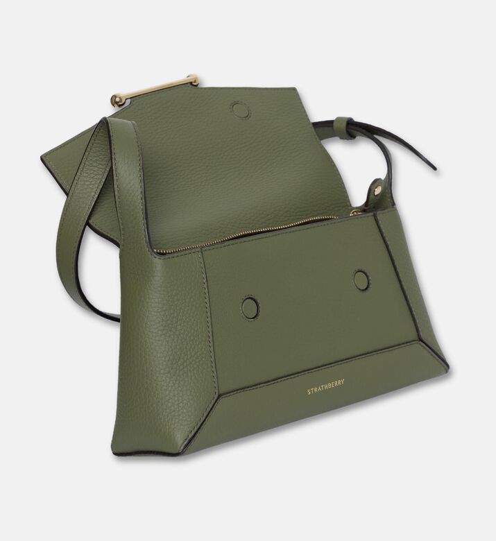 Strathberry Bag Mosaic Shoulder, Green, Packshot View