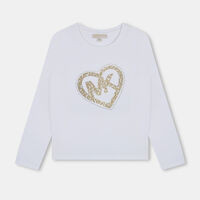 Heart Logo Cotton T-shirt