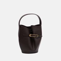 Belted Mini Buckle Bucket Bag
