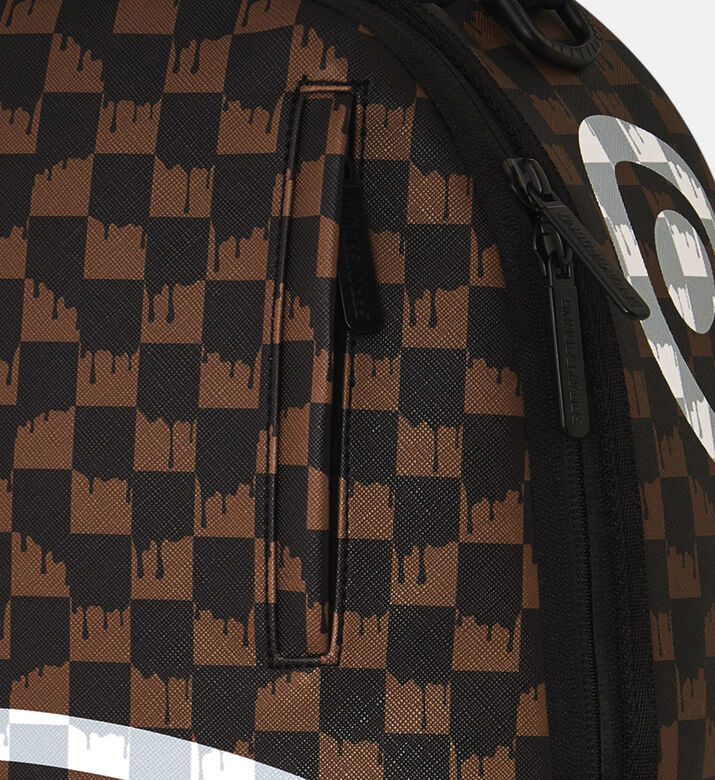 Sprayground Backpack Cream Drip Check, Packshot View