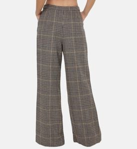بنطال من الصوف الاسكتلندي بمربعات