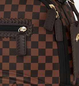 Sip Lock Checkered Pattern Backpack Sip Lock Checkered Pattern Backpack