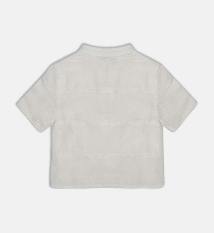 Dev Linen Short-sleeve Boy Shirt
