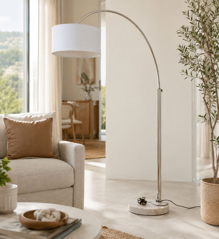 Home Deco and More Polly 3-pin Floor Lamp, Packshot View