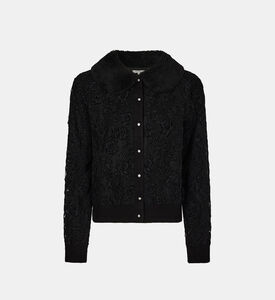 Knitted Cardigan Maille Dentelle