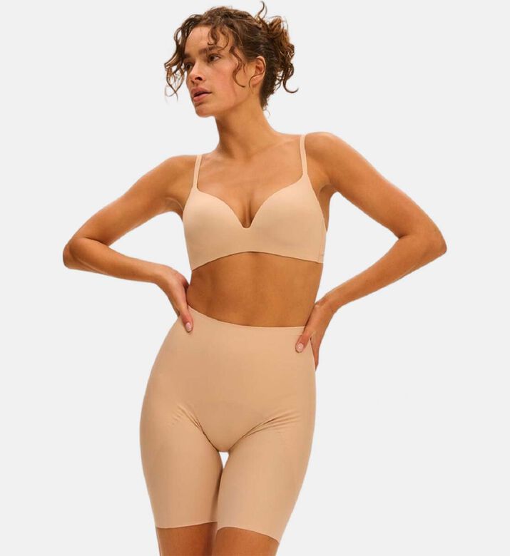 Knitted Fabric High-rise Shaping Shorts