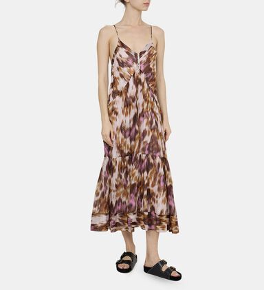 Sabba Embroidered Midi Dress