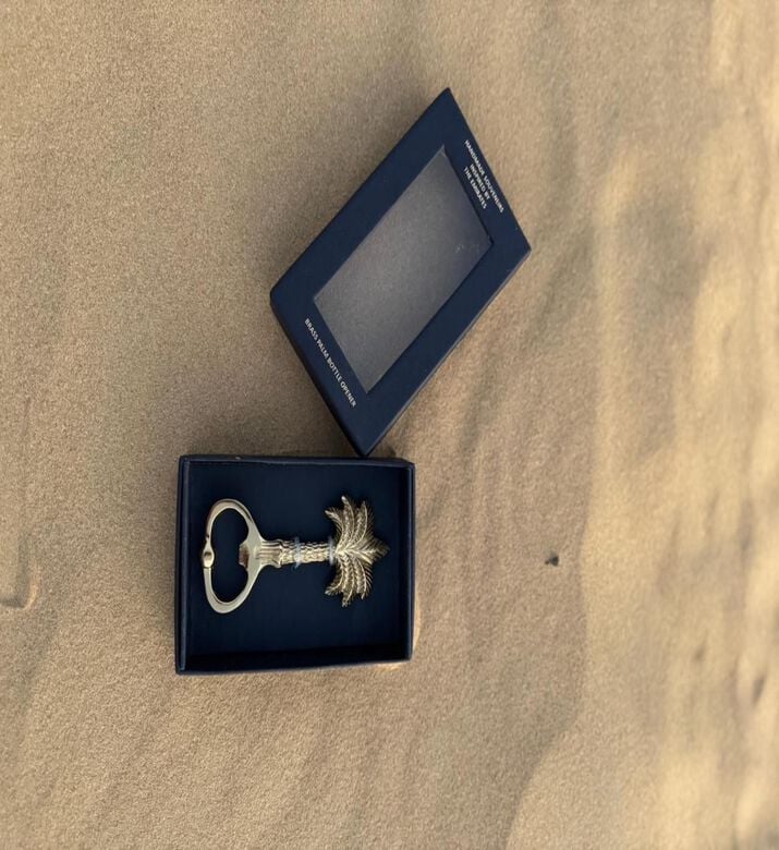 Tohfa Luxe Brass Palm Bottle Opener, Packshot View