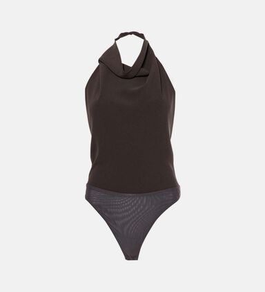 Sheenaa Halter Neck Bodysuit