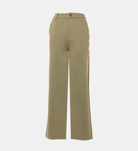 High-rise Straight-legs Pants