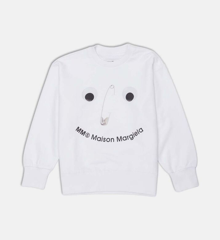 Googly Eye Design Crewneck Sweater