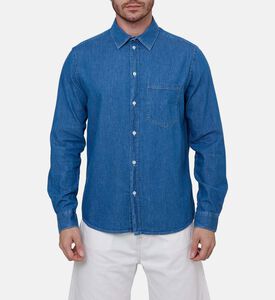 قميص بجيب على الصدر قطن عضوي