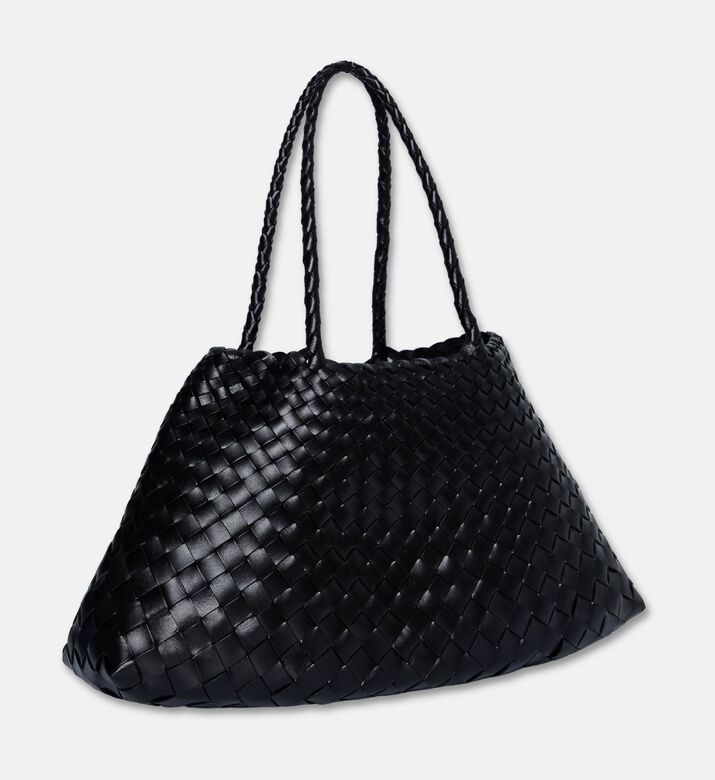 Dragon Diffusion Santa Croce Big Leather Bag, Black, Packshot View