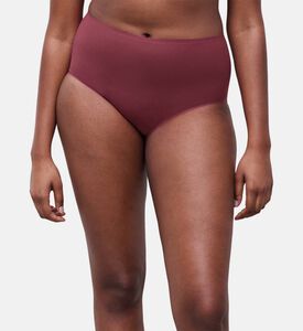 Chantelle Brief, Burgundy, Model View