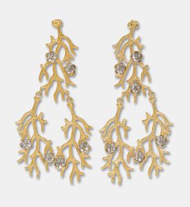 Raife Earrings 3 Branches Flowers, Packshot View