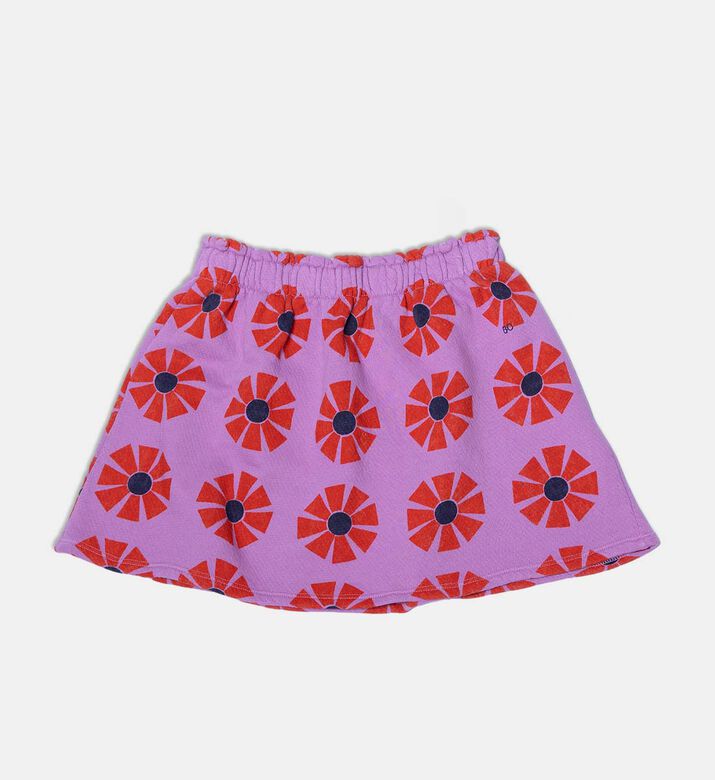 Bobo Choses All-over Kaleidoscopic Flower-print Elasticated Waist A-line Skirt, Packshot View