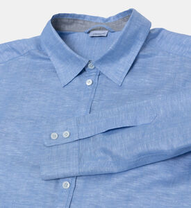 Linen Blend Button-down Shirt