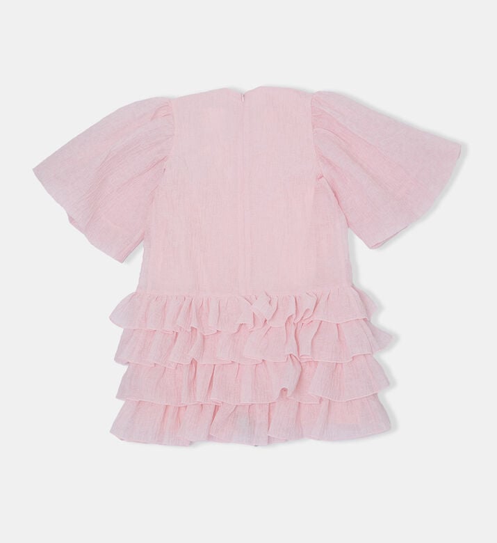 فستان واسع بأكمام قصيرة فستان واسع بأكمام قصيرة