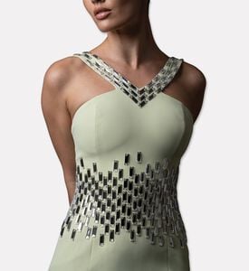 Jean Louis Sabaji Dress Crepe, Model View