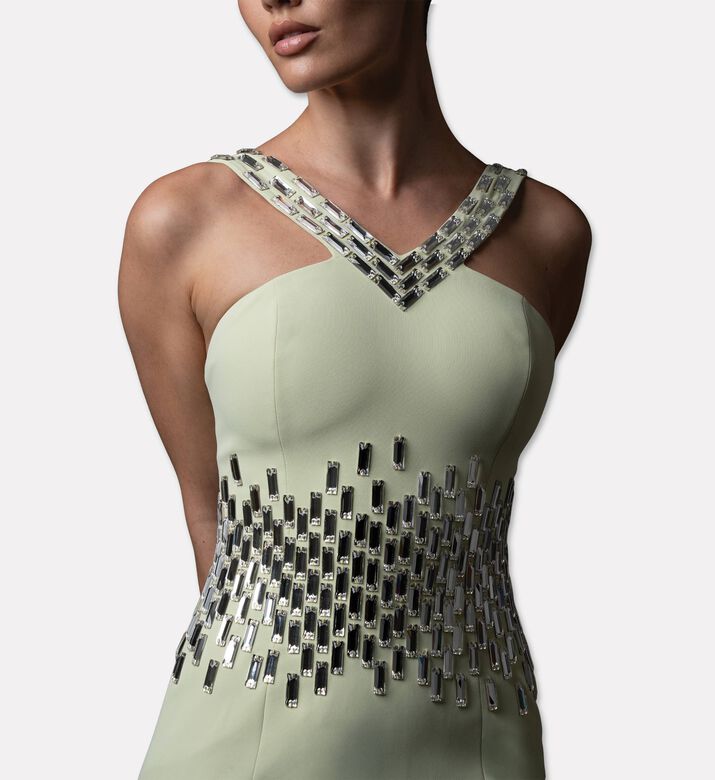 Jean Louis Sabaji Dress Crepe, Model View