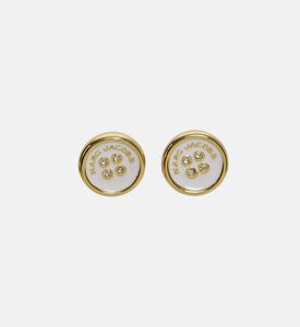 Marc Jacobs Earng Button Stud, Packshot View Marc Jacobs Earng Button Stud, Packshot View