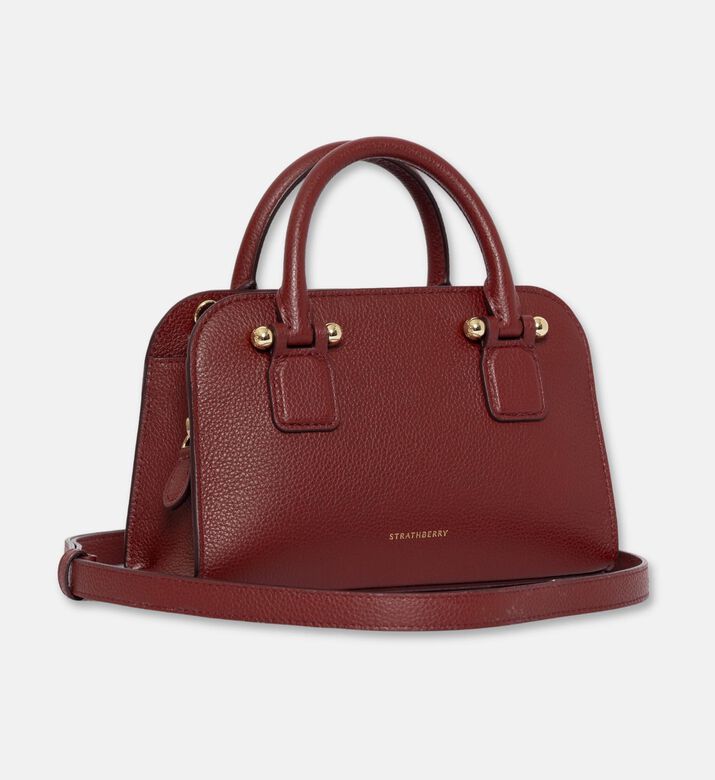 Strathberry Bag Georgia Mini, Dark-brown, Packshot View