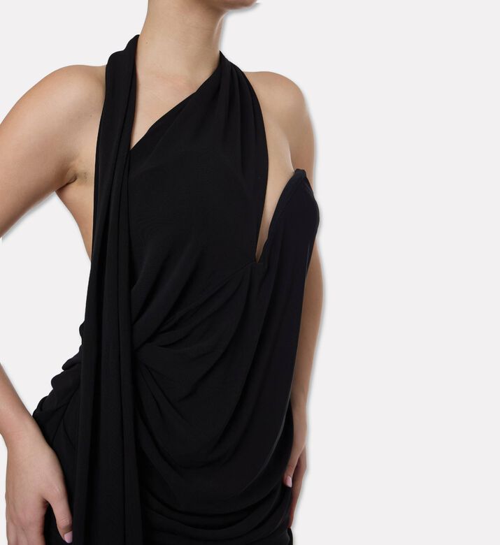 Cult Gaia Sirena Draped Mini Dress, Model View