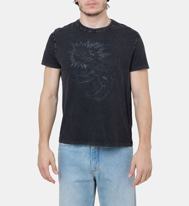 Zadig et Voltaire Cotton Graphic-print T-shirt, Model View