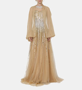 Beadwork Sequined Maxi Gown Beadwork Sequined Maxi Gown